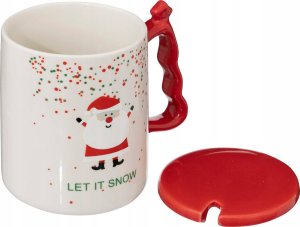 Atmosphera Kubek świąteczny z łyżeczką i pokrywką, 350 ml 2