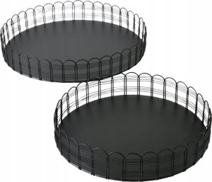 Boltze Metalowe tace WEIRY, 2 sz. Ø 25-31 cm 1