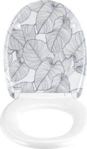 Deska bidetowa Wenko Deska sedesowa z durpolastu z ozdobnym nadrukiem, łatwe zamykanie, WENKO 2