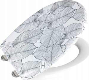 Deska bidetowa Wenko Deska sedesowa z durpolastu z ozdobnym nadrukiem, łatwe zamykanie, WENKO 6