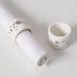 Boltze Ceramiczne obrączki do serwetek NORDALA, 2 szt. 2