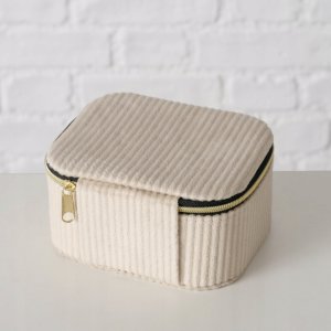 Boltze Pudełko na biżuterię obite sztruksem CAJA, 12 x 10 x 6 cm 5