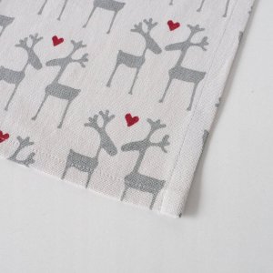 Boltze Ścierki kuchenne w świąteczny wzór LOVELIES, 50 x 70 cm, 2 szt. 3