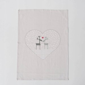 Boltze Ścierki kuchenne w świąteczny wzór LOVELIES, 50 x 70 cm, 2 szt. 7