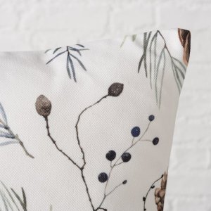 Boltze Ozdobna poduszka z wzorem zimowych roślin NORDALA, 45 x 45 cm 3
