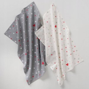 Boltze Ścierki kuchenne w drobny wzór ANELLA, 50 x 70 cm, 2 szt. 2