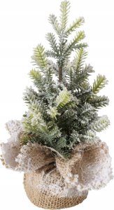 Boltze Sztuczna choinka w jutowej doniczce TANNE, 22 cm 1