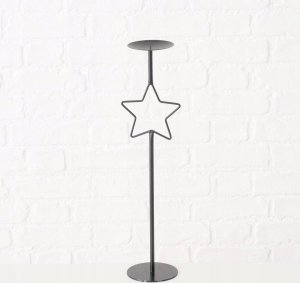 Boltze Metalowe świeczniki z gwiazdką GUILA, 3 szt., wys. 54,5 - 99,5 cm 7