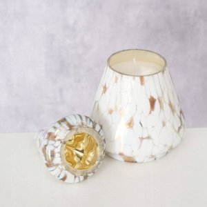 Boltze Szklana świeca w kształcie choinki DOTTI, wys. 17,5 cm 4