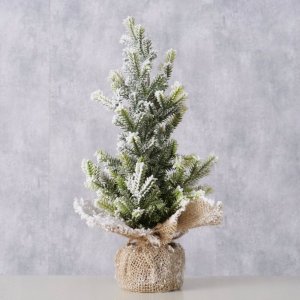 Boltze Sztuczna choinka w jutowej doniczce TANNE, 31 cm 5