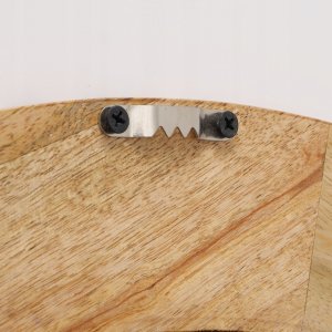 Boltze Okrągłe lustro w ramie z drewna mango LUKE, Ø 56 cm 3