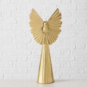 Boltze Złota figurka z metalu NURIEL, wysoki anioł 54 cm 4