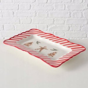 Boltze Ceramiczny półmisek w świątecznych kolorach, 39 x 25 cm 5