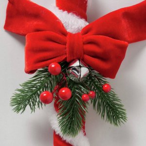 Dekoracja świąteczna Boltze Duża miękka laska świąteczna VELVY, 58 cm 2