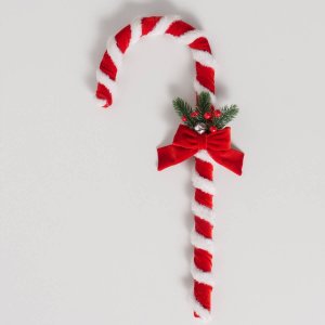 Dekoracja świąteczna Boltze Duża miękka laska świąteczna VELVY, 58 cm 3