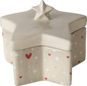 Boltze Ceramiczna szkatułka ANELLA w kształcie gwiazdy 1