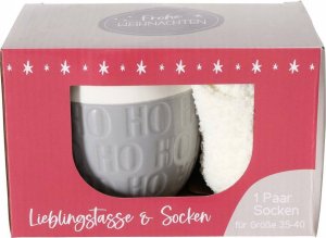 Boltze Kubek jumbo ze świątecznym motywem HOHO, 600 ml 1