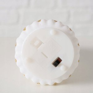Boltze Świeca w kształcie choinki ze sztucznym płomieniem TORIS, 12 cm 2