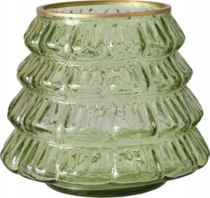 Boltze Szklana osłonka na świeczkę TIWA, wys. 11,5 cm 1