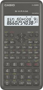 Kalkulator Casio Casio FX-82MS-2, Pocket, Scientific, 10 digits, 2 lines, Battery, Black 1