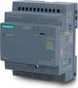 Siemens LOGO! 12/24RCEO moduł logiczny napięcie zasilania / I/O: 12/24 V DC/przekaźnik, 8 DI (4 AI)/4 DO, bez dyspozycji 3