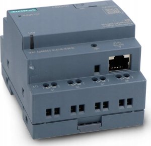 Siemens LOGO! 12/24RCEO moduł logiczny napięcie zasilania / I/O: 12/24 V DC/przekaźnik, 8 DI (4 AI)/4 DO, bez dyspozycji 6