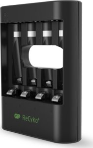 GP GP Batteries ReCyko+ 4 x AA Rechargeable Batteries 2600 mAh + Fast Charger 6