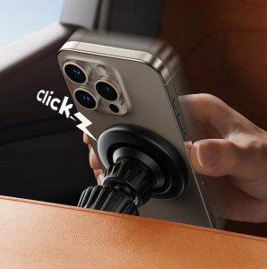 Joyroom Uchwyt Joyroom JR-ZS406 samochodowy magnetyczny na kratkę nawiewu - czarny 5