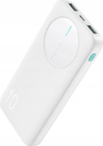 Powerbank Joyroom Powerbank Joyroom JR-PBF12 10000mAh 2.4A 2x USB-A 1x USB-C - biały 1