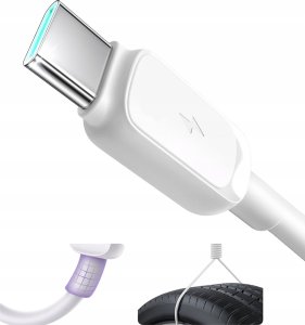 Kabel USB Joyroom USB-A - USB-C 1.2 m Wielokolorowy (6956116748319) 2