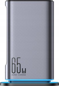 Ładowarka Joyroom Ładowarka Joyroom JR-TCM02 wieloportowa GaN 65W EU 4x USB-C 2x USB-A - ciemnoszara 2