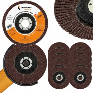 VERGIONIC 2x Tarcze Tarcza do szlifowania lamelka 125 mm P60 1