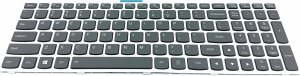 Klawiatura Ultra Parts Klawiatura do laptopa LENOVO IDEAPAD Z50 Z51 Z70 G50 G51 G70 srebrna ramka Podświetlana 4