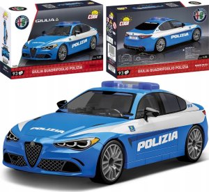 Cobi Klocki COBI 24606 Samochód ALFA ROMEO Giulia Quadrifoglio Polizia Policja 1