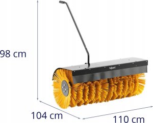 Hillvert Zamiatarka szczotka do ciągnika jednoosiowego HT-WB-900 szer. 1000 mm 6
