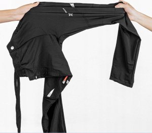 RockBros Komfortowe spodnie rowerowe oddychający materiał rozmiar M czarne 8