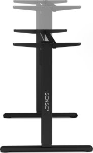 Biurko SENSE7 Rama Biurka elektrycznego czarna (bez blatu) 3