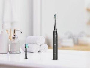 Szczoteczka Alpha SZCZOTECZKA SONICZNA DO ZĘBÓW ETUI 5 TRYBÓW 6 KOŃCÓWEK INDUKCJA ALPHA 3