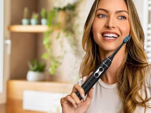 Szczoteczka Alpha SZCZOTECZKA SONICZNA DO ZĘBÓW ETUI 5 TRYBÓW 6 KOŃCÓWEK INDUKCJA ALPHA 4