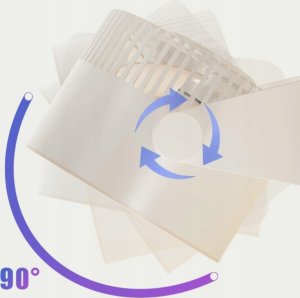 Wentylator USB Ventura Wentylator Biurkowy Wiatrak Stojący Przenośny Chłodzący 3600Mah 5
