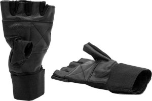 Evolution Rekawiczki kulturystyczne fitness Evolution Standard czarne FR-11 L 3