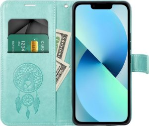 OEM Kabura MEZZO Book do SAMSUNG S20 FE / S20 FE 5G łapacz snów zielony 2