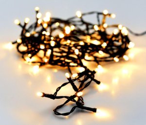 Lampki choinkowe Koopman Lampki choinkowe łańcuch świetlny 240 LED timer ciepły biały 4