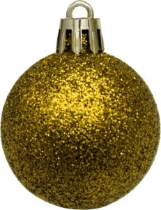 Koopman Bombki choinkowe złote 54 szt. 15