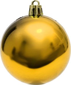 Koopman Bombki choinkowe złote 54 szt. 10