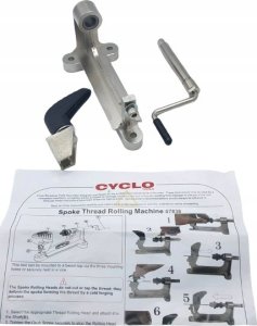 Cyclo Maszynka do gwintowania szprych CYCLO SPOKE THREAD ROLLING MACHINE, Dla szprych 12G 13G 14G (NEW) 6