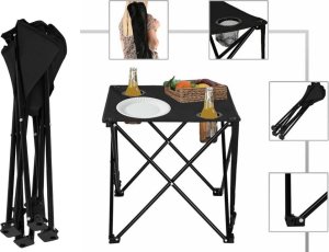 Verk Stolik wędkarski turystyczny składany mały na balkon na biwak pod namiot Stolik wędkarski turystyczny składany mały na balkon na biwak pod namiot 2
