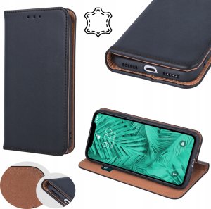 OEM Kabura SMART PRO Book skórzana do IPHONE 16 czarny 1