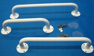 UP-3 / CORRADOMED / UCHWYT PROSTY BIAŁY 300MM FI25 9