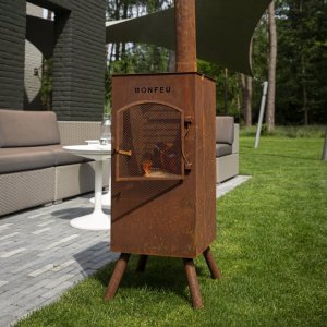 Palenisko ogrodowe Rojaplast BONFEU KOMINEK OGRODOWY BONCARRÉ RDZAWY 15